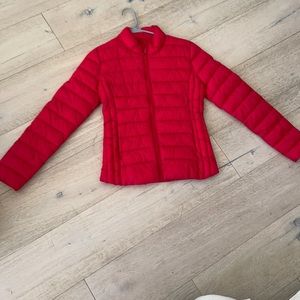 Cute red puffy jacket